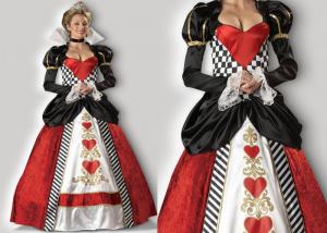 China Holiday Queen Of Hearts Princess Halloween Costumes Prince Design With Choker on sale
