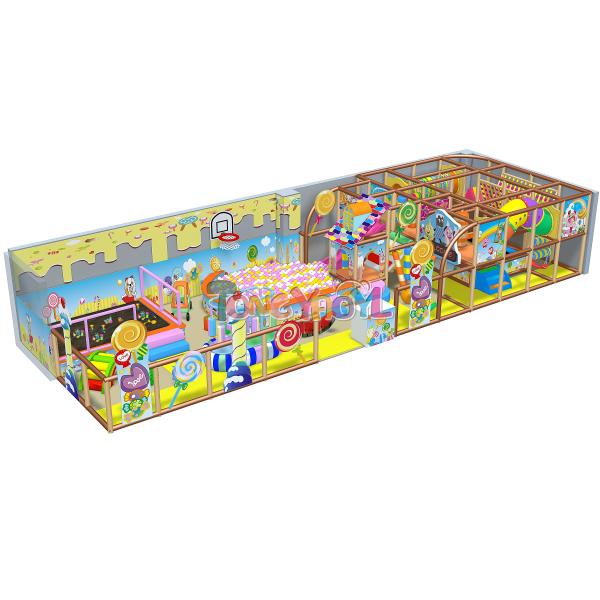 Candy Themed Developmental Playground Motor Skill And Imagination Building