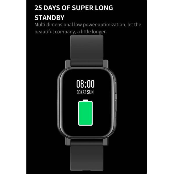 1.69in Screen Bluetooth Touch Watch Realtek 8762C Blood Oxygen TFT Screen