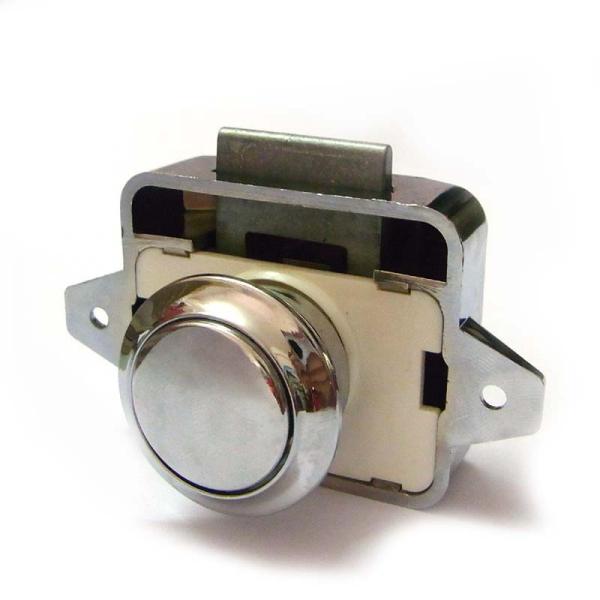 Caravan Lock without key for Cupboard push lock with latch push button cabinet latch