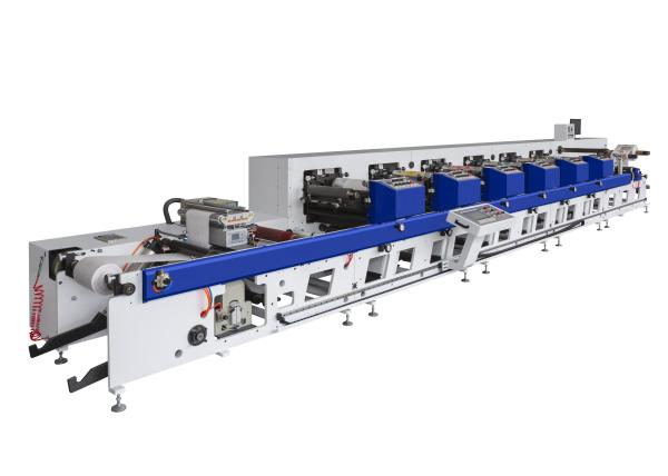 Buy Roll To Roll Flexo Label  Printing Machine 2-12 Color Flexo Printing Machine 150m/Min at wholesale prices