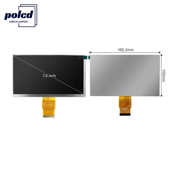 Buy Polcd RoHS 300 Nit 7 Inch Lcd Display 800X480 Pixels TFT LCD Module at wholesale prices