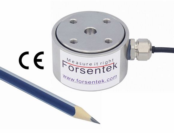 Flange Mounted Load Cell 20kg Thrust Force Sensor 200N Press Force Measurement
