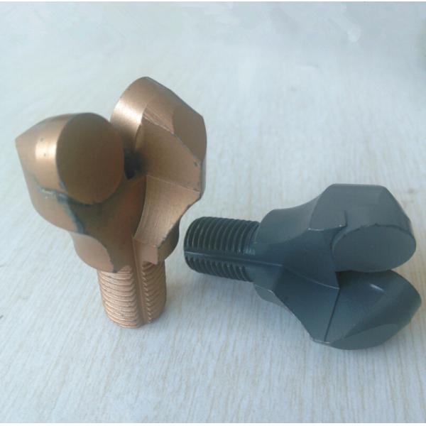 High Bending Strength Button Drill Bit Two-wing PDC Anchor Shank For Coal / Mining