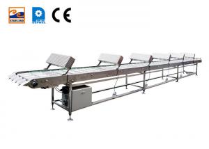 China Stainless Steel Food Conveyor Belt Marshalling Cooling Conveyor on sale