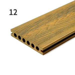 Safety 3D Composite Decking Fire Resistant Composite Backyard Deck Board