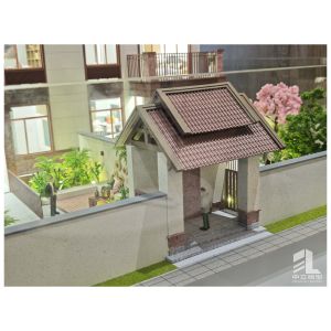 Residential Miniature Architectural Models 1:150 Scale Model Villa