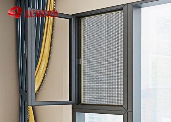 Buy Black Color Fly Screen Mesh Stainless Steel High Security Insect Window Screen at wholesale prices