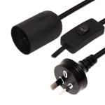 AU Plug Salt Lamp Power Cord with Dimmer Switch 1.8m