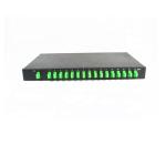 Fixed Rack Mounted 1U 1X32 PLC Splitter FTTH Patch panel