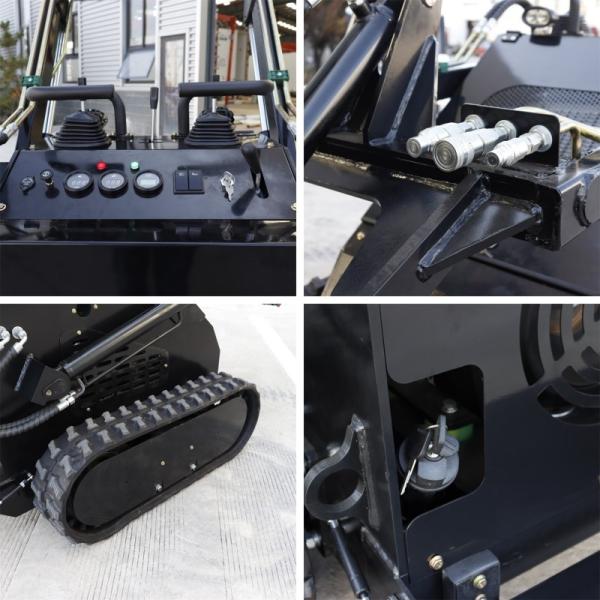 636mm Wheelbase Mini Skid Steer Loader Compact Design Enhanced Maneuverability