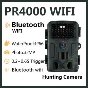 China PR4000 WiFi Hunting Camera 32MP Bluetooth WIFI 1080p 3 Sensing Heads on sale