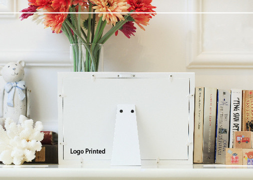 Wooden Baby Hand And Footprint Photo Frame Baby Safe Non Toxic Ink Pad For Birthday Gift