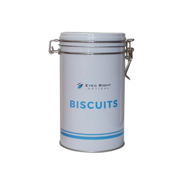 Coffee Tin Can Round Tin Containers with Lids Cylinder Metal Coffee Box
