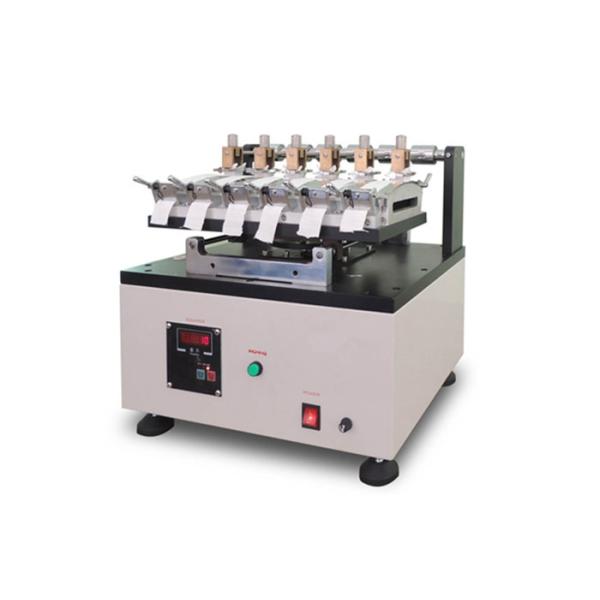 Rubbing Fastness Fabric Testing Equipment JIS Standard With 6 Work Stations