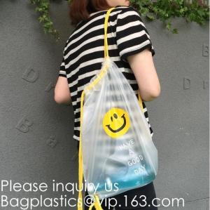 Quality Drawstring Bag with Cord Lock and White Sturdy Mesh Material for Factories, College, Dorm, Storage Sturdy &amp; Breathable for sale