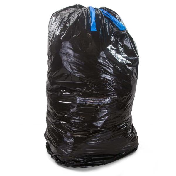 HDPE Material Drawstring Garbage Bags 10 Gallon Environmentally Friendly