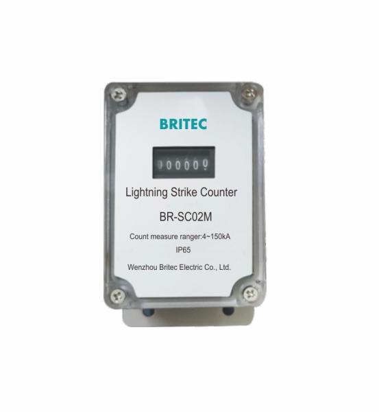 Buy BR-SC02M SPD Lightning Surge Protector Electric Protection Devices Counter Surge Arrestor  lighting strike counter device Surge Arrester at wholesale prices