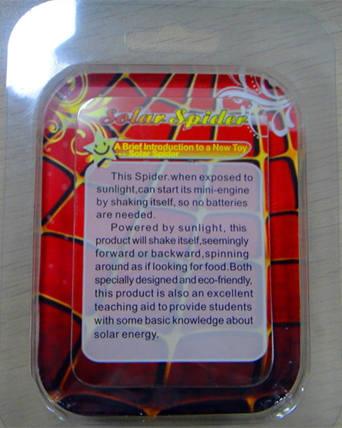 Mini Solar Dancing Toys Eco Friendly Solar Powered Insect Plush Spider Toy