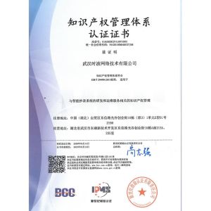 Wuhan Time Wave Network Technology Co., Ltd. Certifications