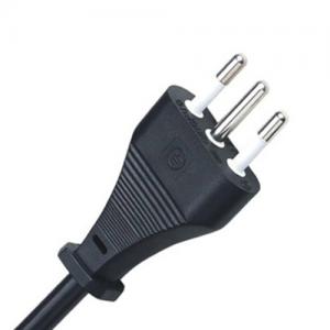 Quality Chile 250V 10 Amp Air Conditioner Power Cord Three Prong Copper Conductor for sale