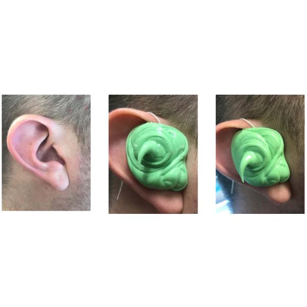 Two Part Fast Set Skin Safe Silicone Mold Putty For Making Ear Plugs
