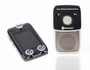 China Bluetooth speakerphone hands free car kit with solar power on sale