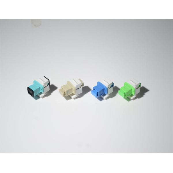 SC LC ABS Optical Fibre Keystone Jacks Multimode For Home Wall Plate