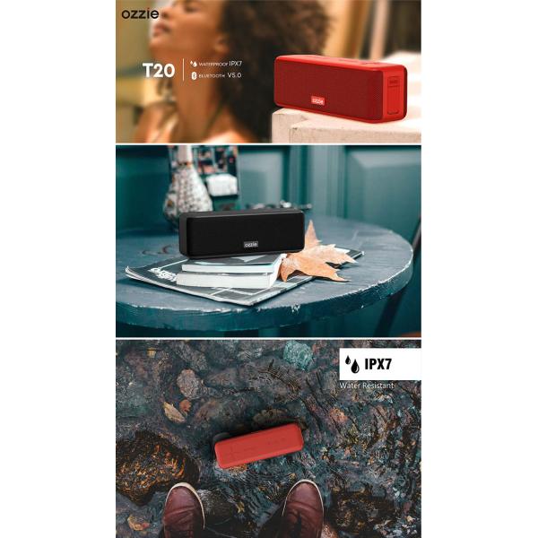 Ipx7 Portable Outdoor Wireless Speaker 70hz-20khz Frequency Response Tws Function