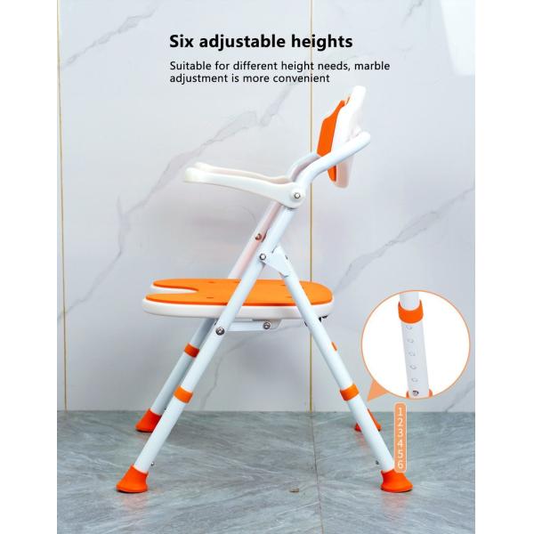 Soft Foldable Shower Chair Customized High Strength For Elderly Care