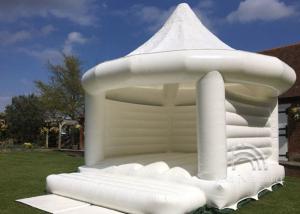 China White Inflatable Wedding Bouncy Castle Inflatable Bouncy House Tent For Adults Kids on sale