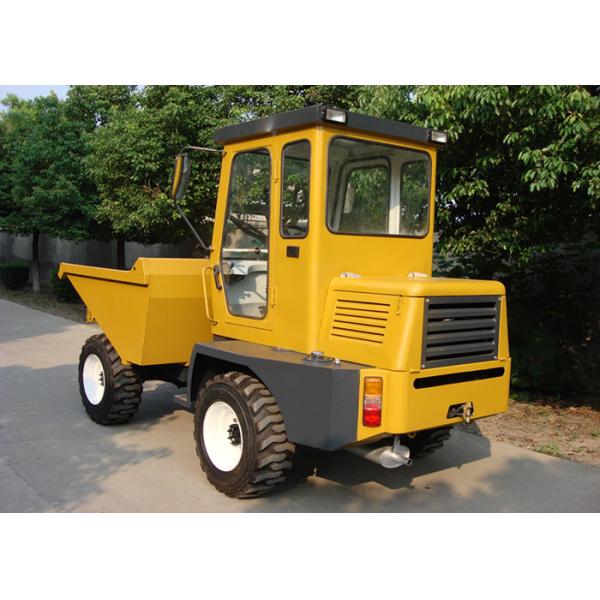 Closed Cabin Full Automatically Tipped Concrete Dumper For Transportation / Loading / Dumping