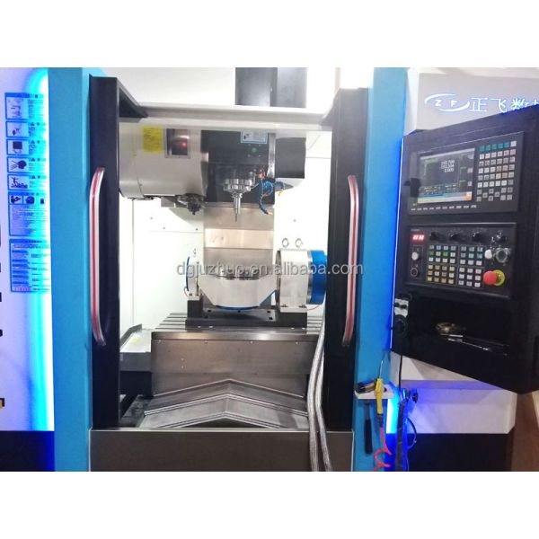 5-Axis Vertical Machining Center with Tilting Rotary Table A/C Axis with Five-axis Post-processing Program,macro Program
