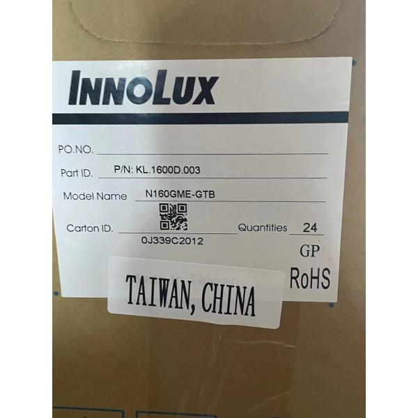 16inch N160GME-GTB Innolux Pad Laptop Display LCD Screen 2560x1600 Pixels 188PPI 40PIN