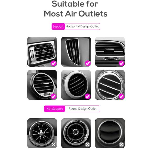 Automatic 8pin 10W Gravity QI Wireless Car Charger