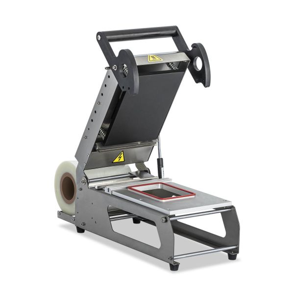 Customizable Manual Edge Cutting Sealer Machine FR160A with Adjustable Temperature Control, Ergonomic Handle, and Stainless Steel Construction for