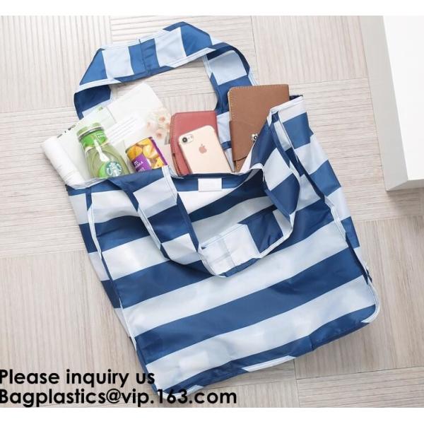 Foldable Handled Polyester Bag, Wholesale New Design Strawberry Polyester Nylon Bag,Reusable Foldable Polyester Carry Ba