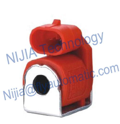 Red Valtek Injection Rail Automotive Valve Coil 48W 1Ω 2Ω 5Ω 6Ω Insulation Class H