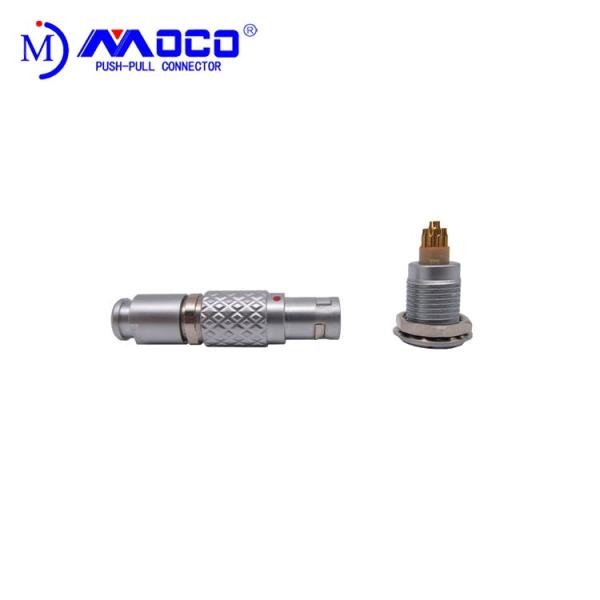 Metal Straight Automotive FGG Circular Push Pull Connectors