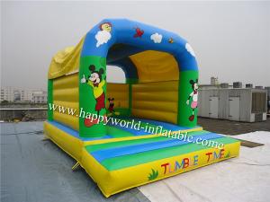 Quality mickey mouse jumping castle , cheap inflatable bouncer , bouncy castle paint for sale