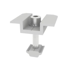 Quality Snow Load 1.4KN/m2 Solar End Clamp for Solar Energy System in Solar Panel Mounting for sale