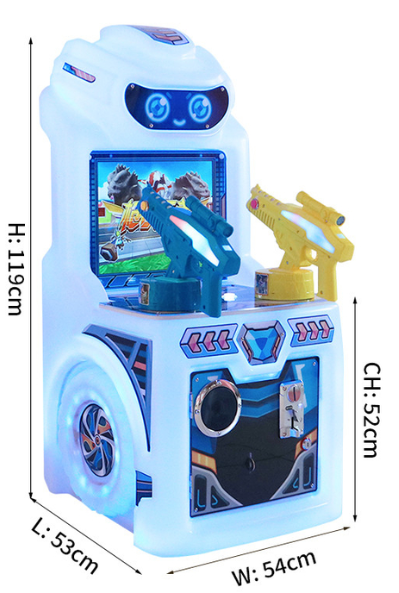 Amusement Park Mini Kids Games Machine Coin Operated Button Game Machine