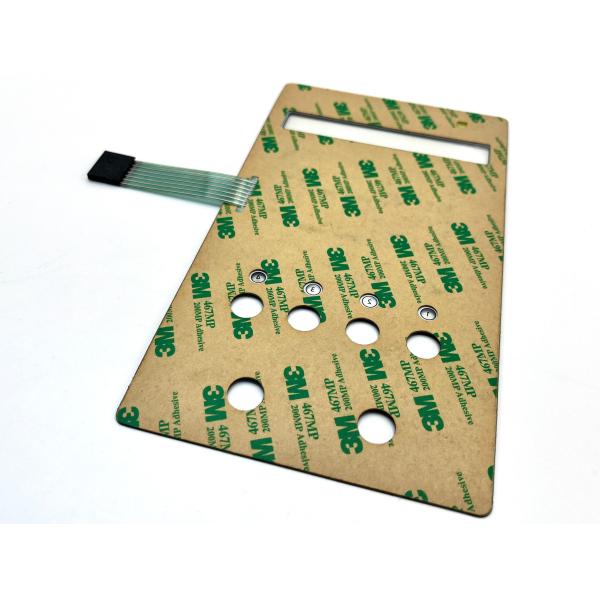 Pocket Layered Graphic LCD Printing Membrane Keypad Suppliers Foil For Medical Enclosure