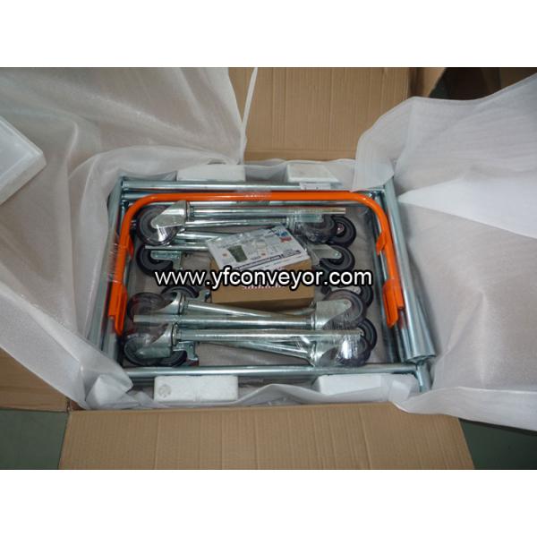 Flexible Gravity Steel Twin Roller Conveyor for loading unloading containers