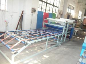 Quality Corrugated Wall Making Machine , Glue Spreading / Overlaying / Drying Straw Board Manufacturing Process Line for sale