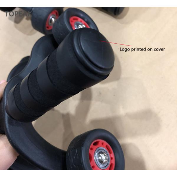 Folding Abdominal Wheel Roller Ab Exercise Rolling Wheel For Beginners 1.5kg