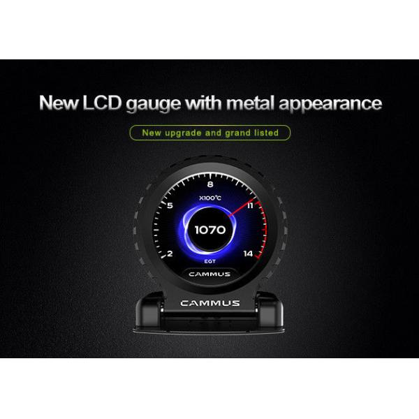 Cammus Auto Gauge Tachometer Rose Gold OBD2 Turbo Boost Gauge