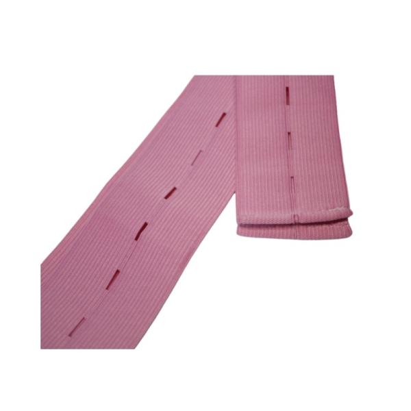Fetal Heart Monitoring Buttonhole Elastic Polyester Knitted Adjustable Waistband for Kids