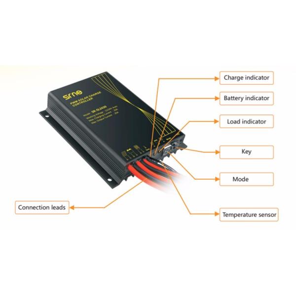 10a Solar Street Light Controller Input 55V Max Solar Panel Controller SL2410