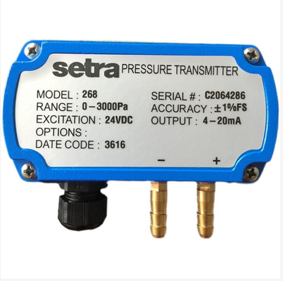 Setra 268 Series Micro Differential Pressure Transmitter 4-20mA